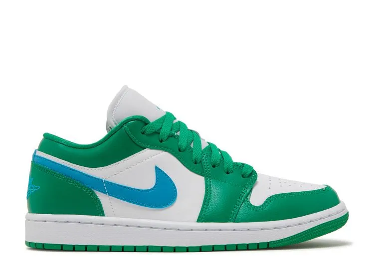 Wear   Resistant Air Jordan 1 Low Lucky Green Aquatone