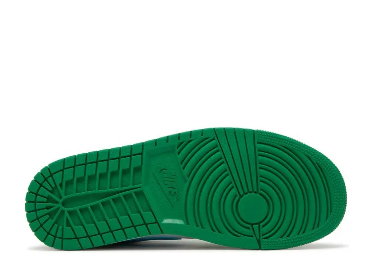 Air Jordan 1 Low Lucky Green Aquatone Race Pace Oxford Style