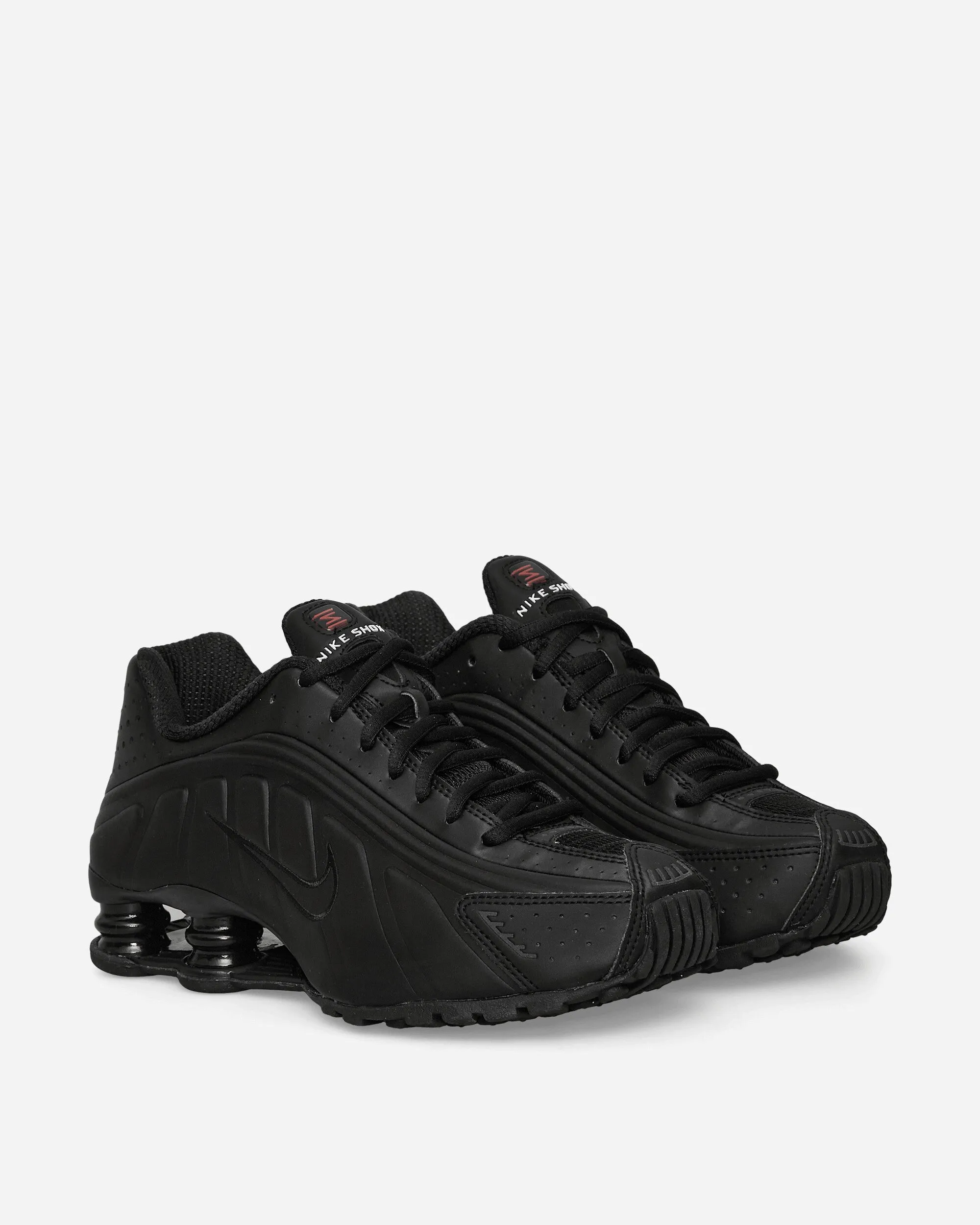 Women's Shox R4 Sneakers Black Luggage Fit Fast Go