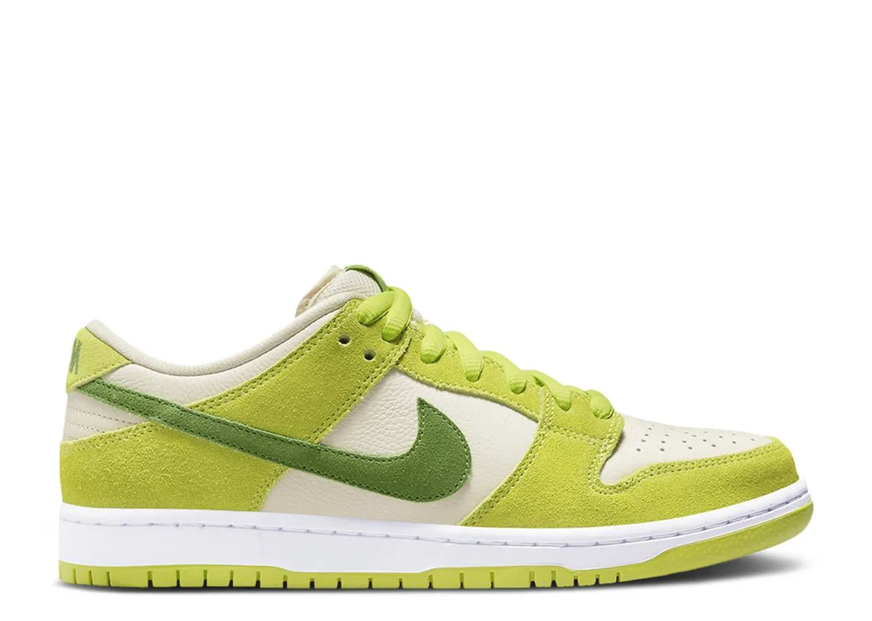 Nike SB Dunk Low Green Apple Mesh Lining Range Step