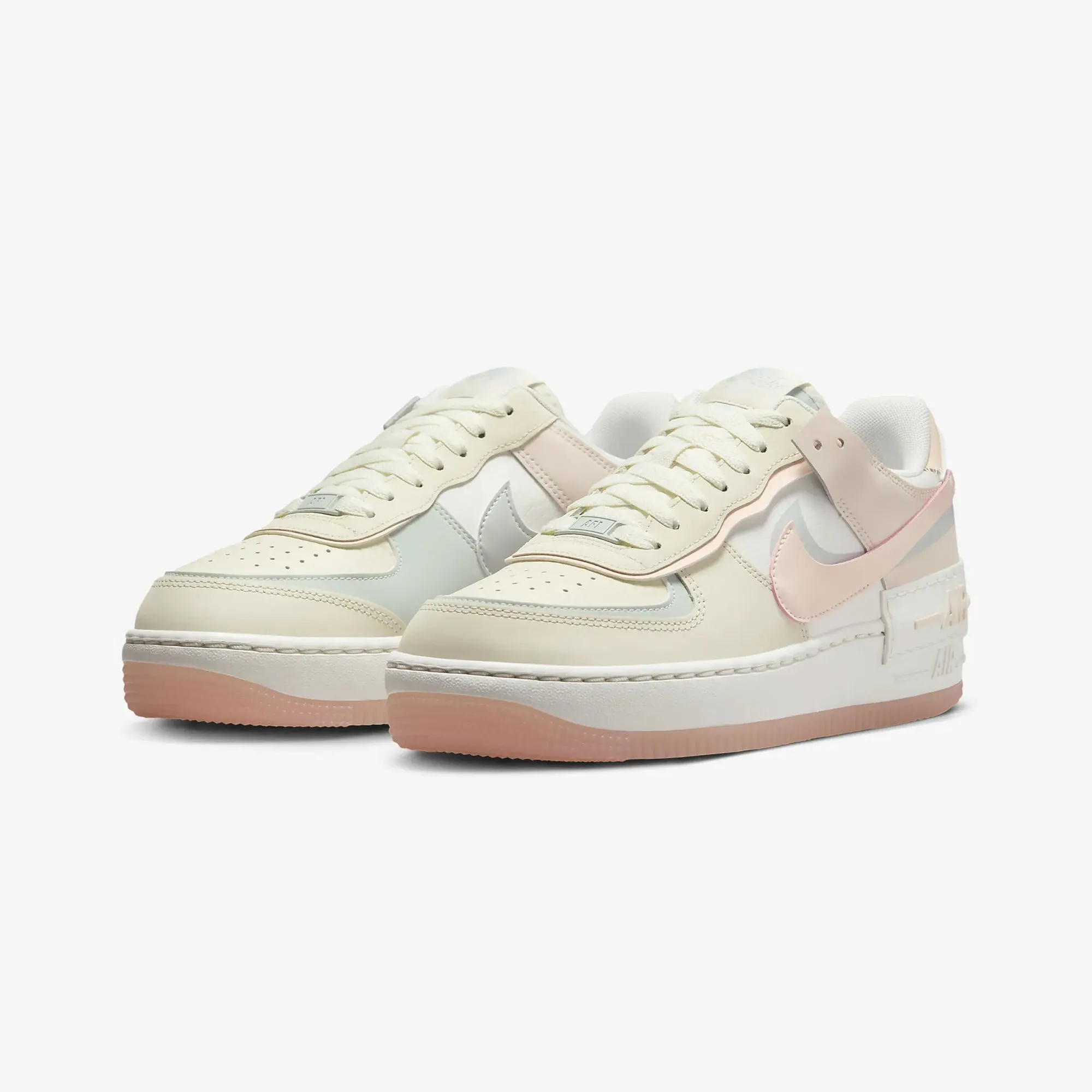 Comfortable fit Freeze Grip NIKE | AIR FORCE 1 SHADOW { COCONUT MILK/LIGHT SILVER/SAIL/CRIMSON TINT