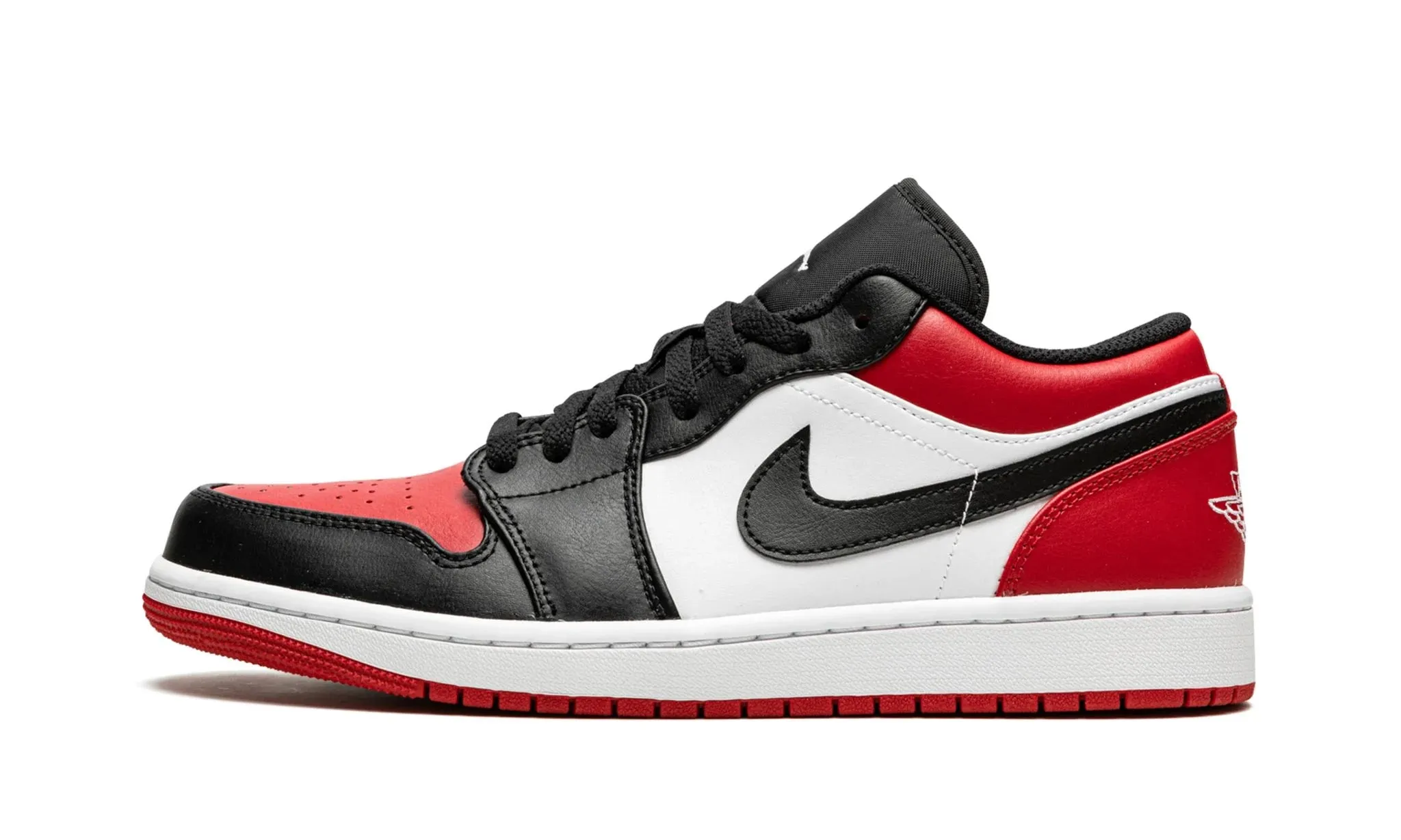 Cool Tone Flexible Fit Air Jordan 1 low Bred Toe