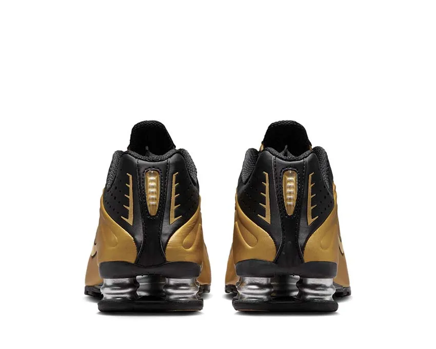 Nike Shox R4 "Metallic Gold" running in a national park shoes