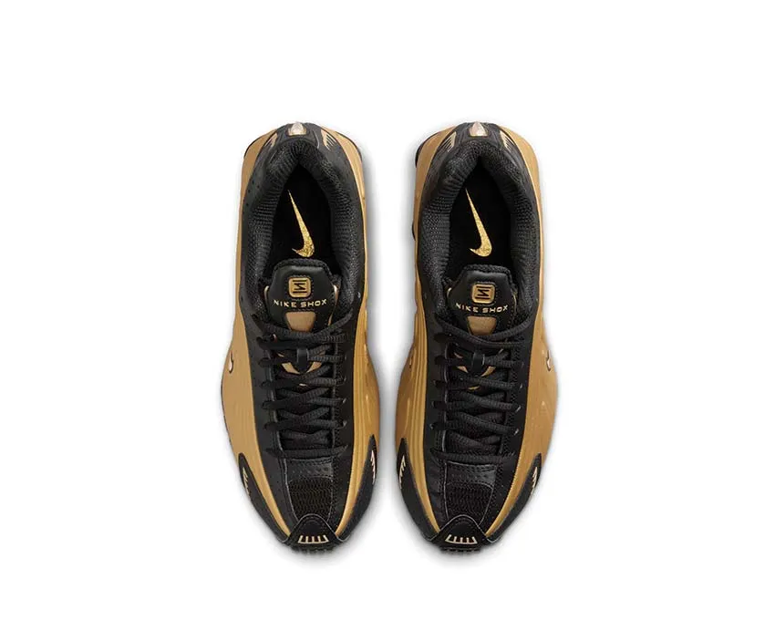 Nike Shox R4 "Metallic Gold" professional running footwear bootie - style design shoes