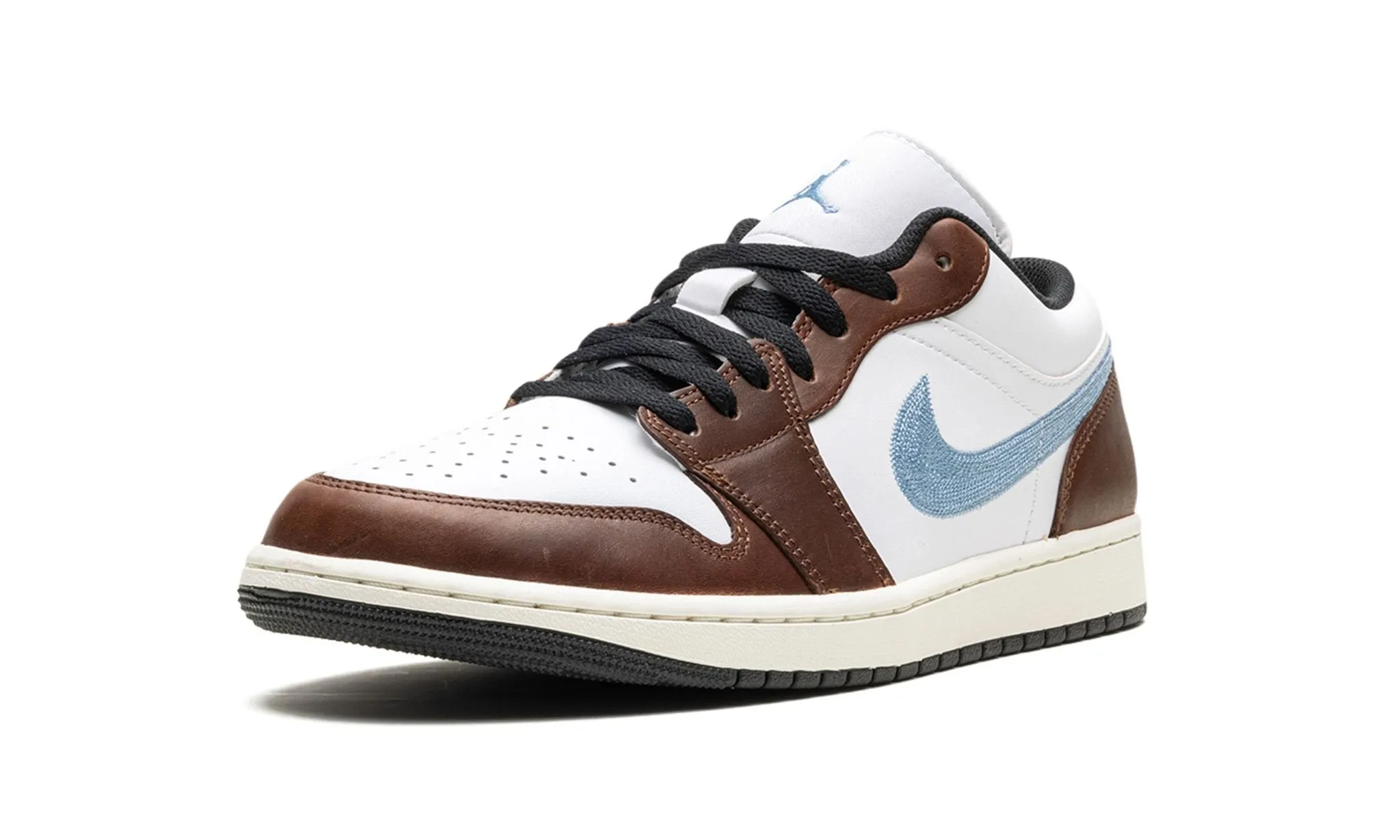 Air Jordan 1 Retro Low SE 'Brown Blue Grey' Fitness Vibe Surf Step