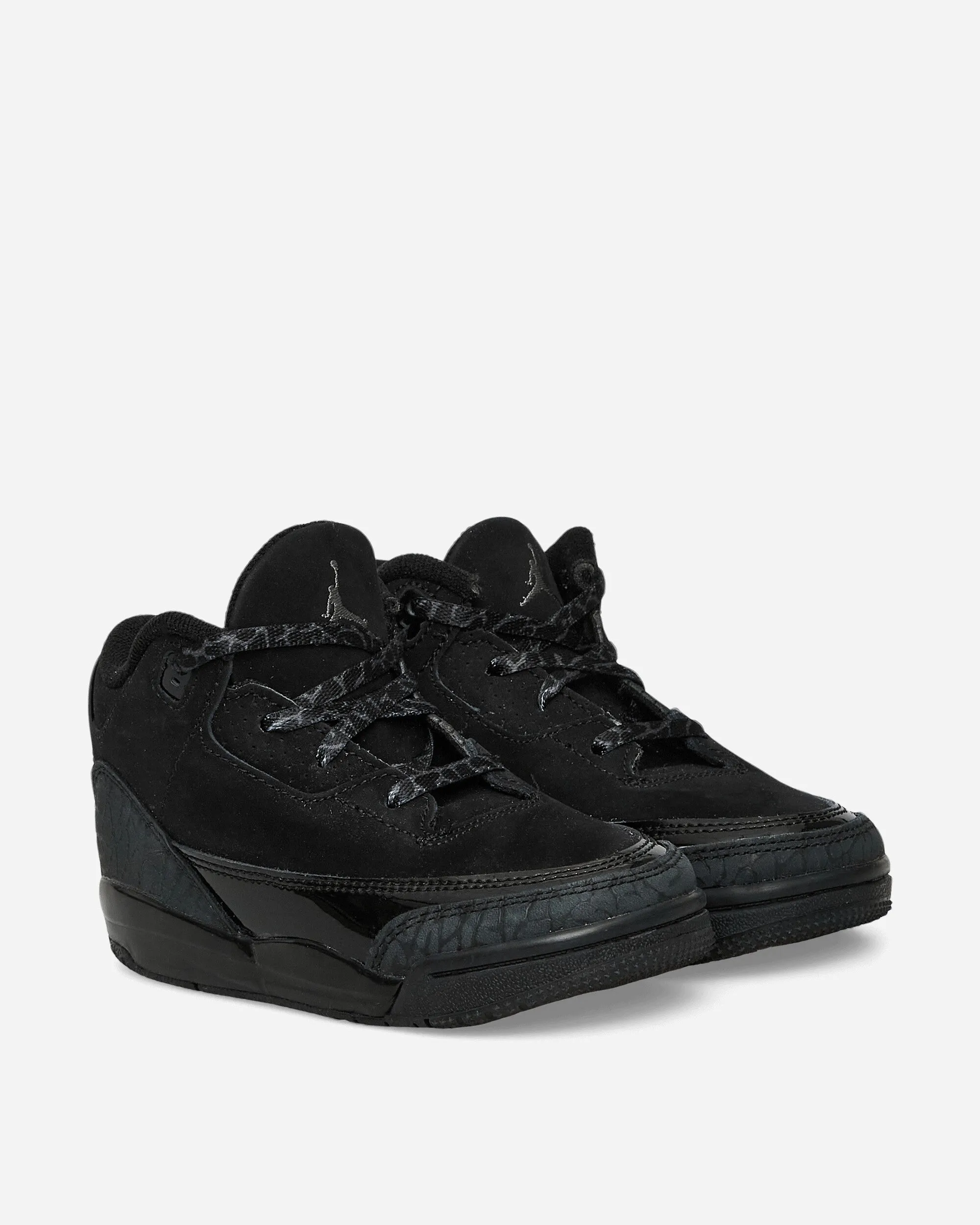 Comfort Midsole Trail Strong Air Jordan 3 (TD) Sneakers Black Cat