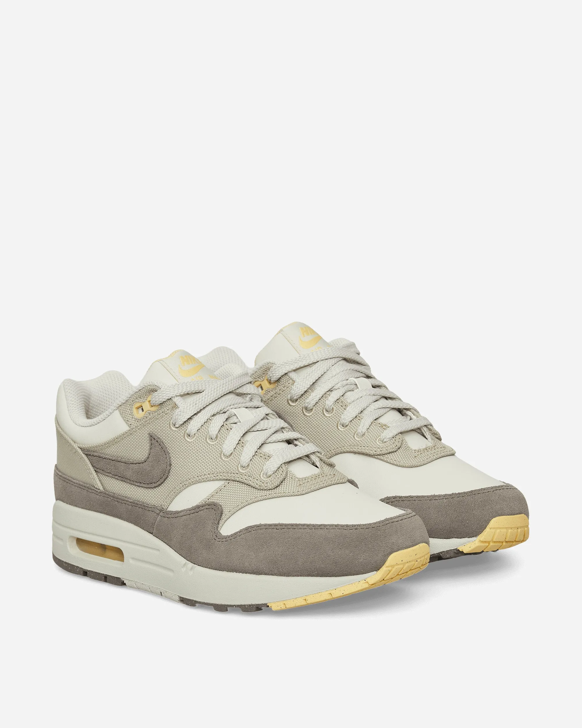 Durable outsole Air Max 1 Premium Sneakers Light Bone / Cave Stone