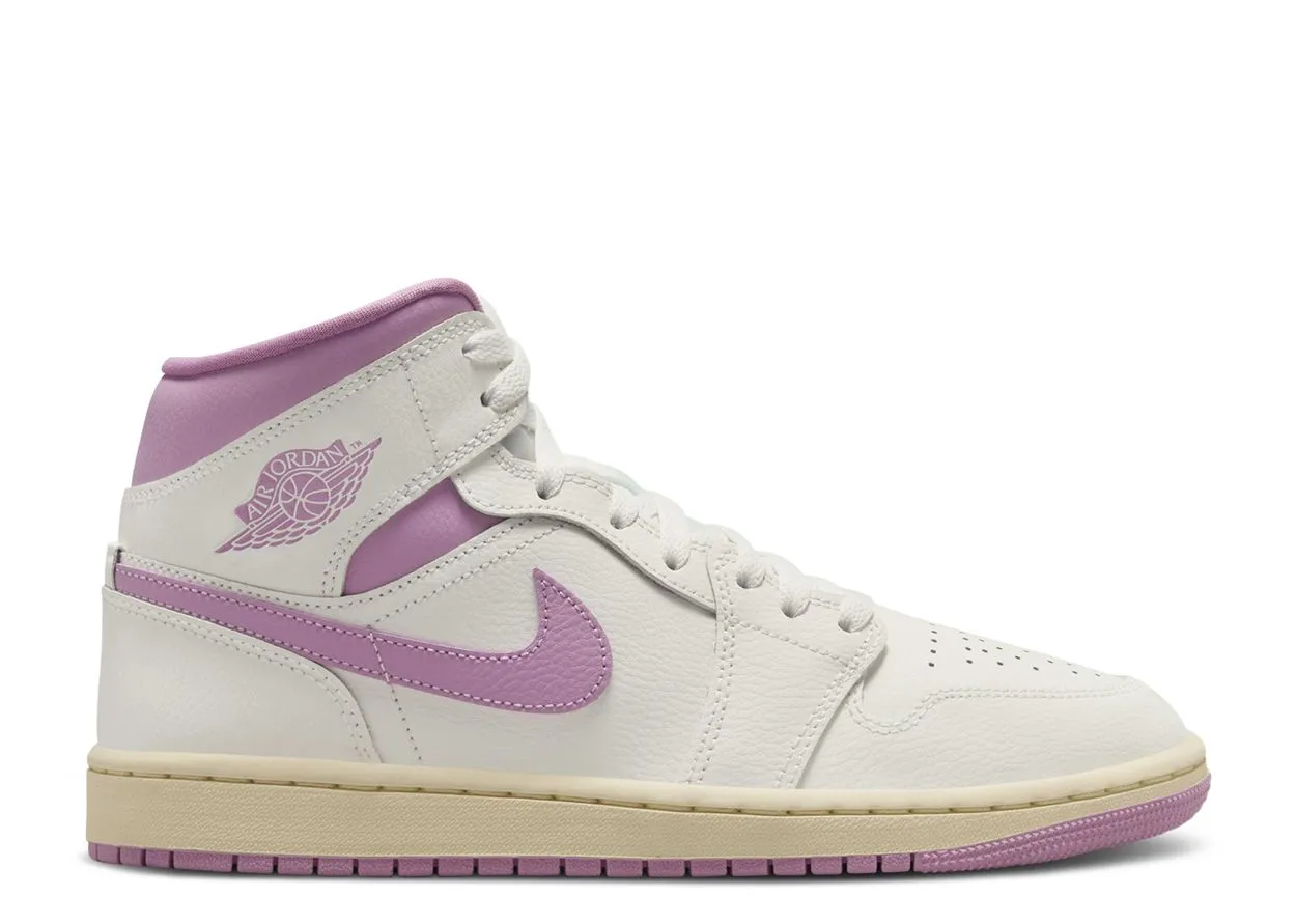Pass Hike Comfy Outsole Air Jordan 1 Mid Sail Pink Coconut Milk