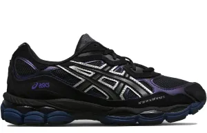 ASICS Gel-NYC Black Graphite Grey Purple Heel counter