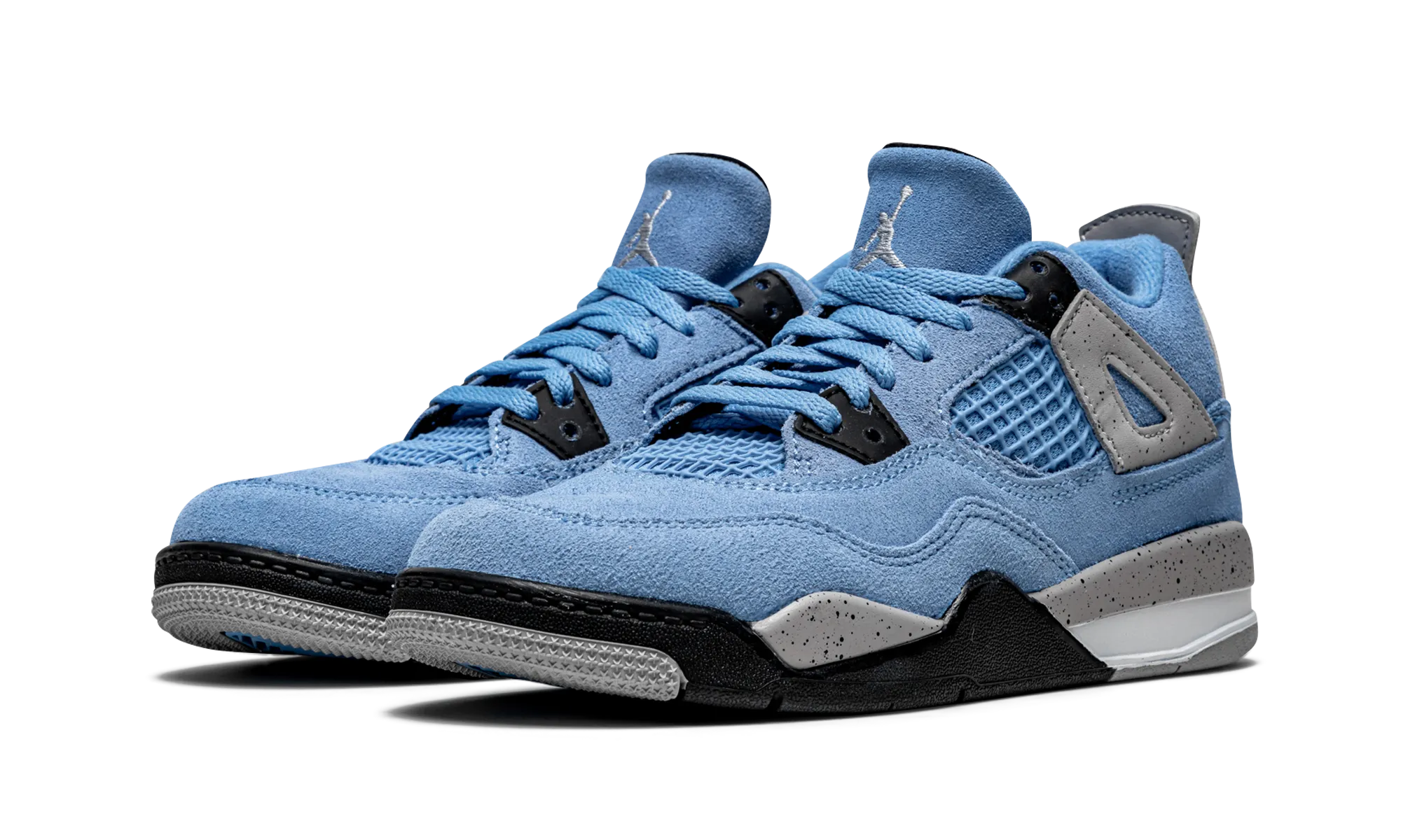 Heavy Use Prairie Path Jordan 4 Retro "University Blue" Pre-school