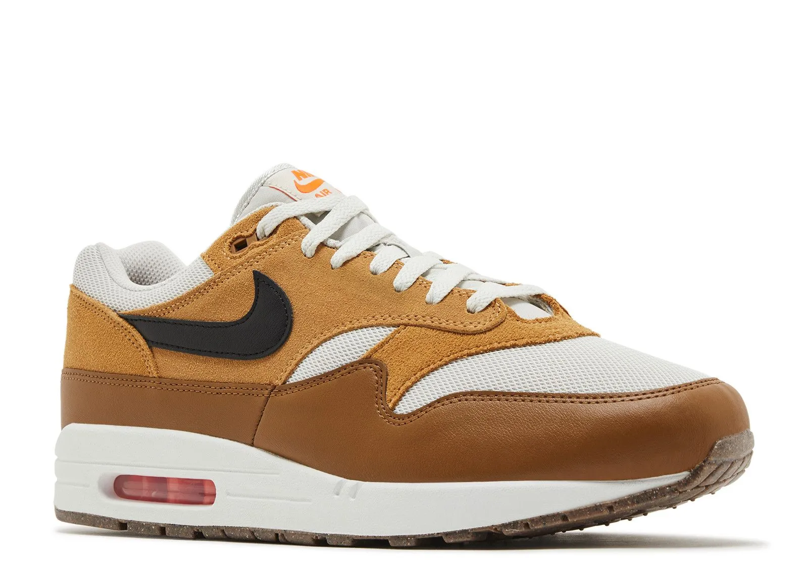 Nike Air Max 1 Essential British Tan Light Bone Lead Hike Snow Path
