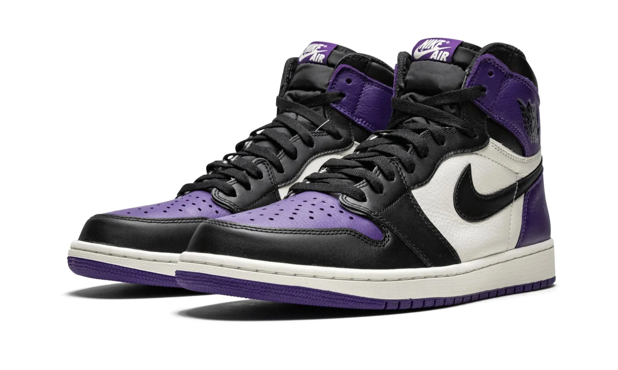 Slip Grip Chase Hike Air Jordan 1 High OG Court Purple