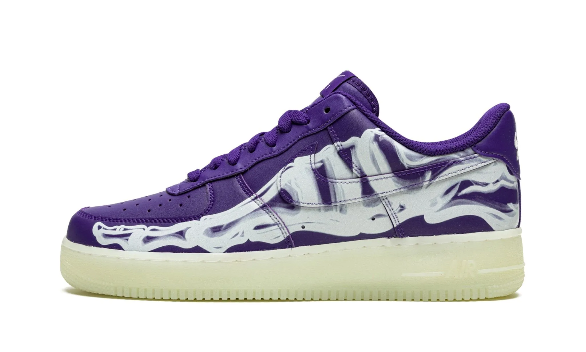 Nike AF1 Low "Purple Skeleton" Shoe Fashion