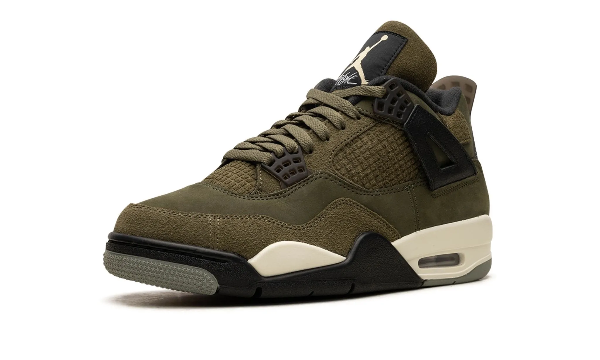 Jordan 4 Retro "Craft - Medium Olive" Win Step Grass Step
