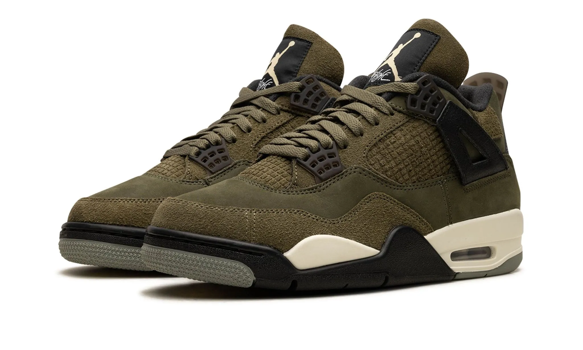 Jordan 4 Retro "Craft - Medium Olive" No Break In Weekend Hike