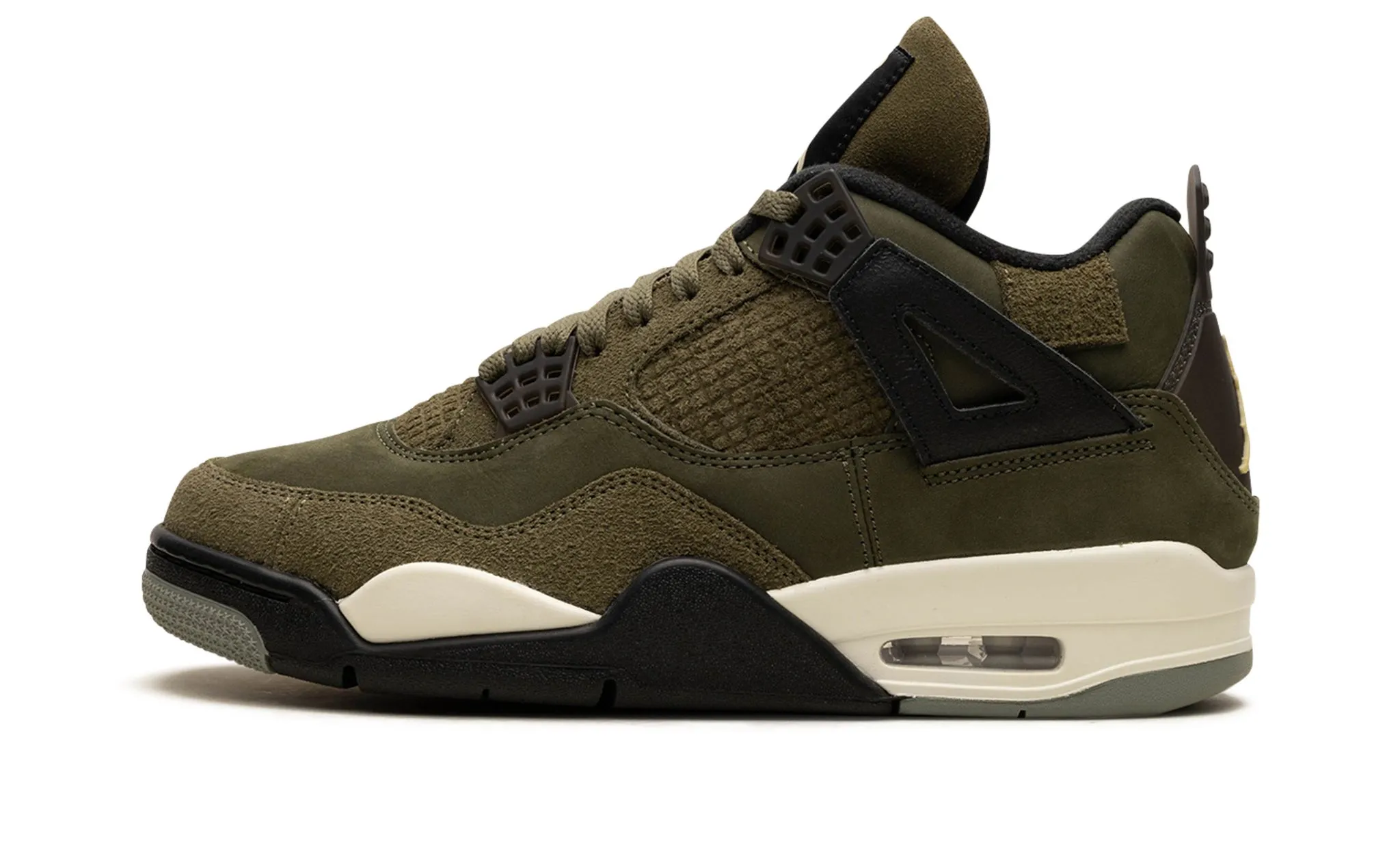 Jordan 4 Retro "Craft - Medium Olive" Cool Mesh