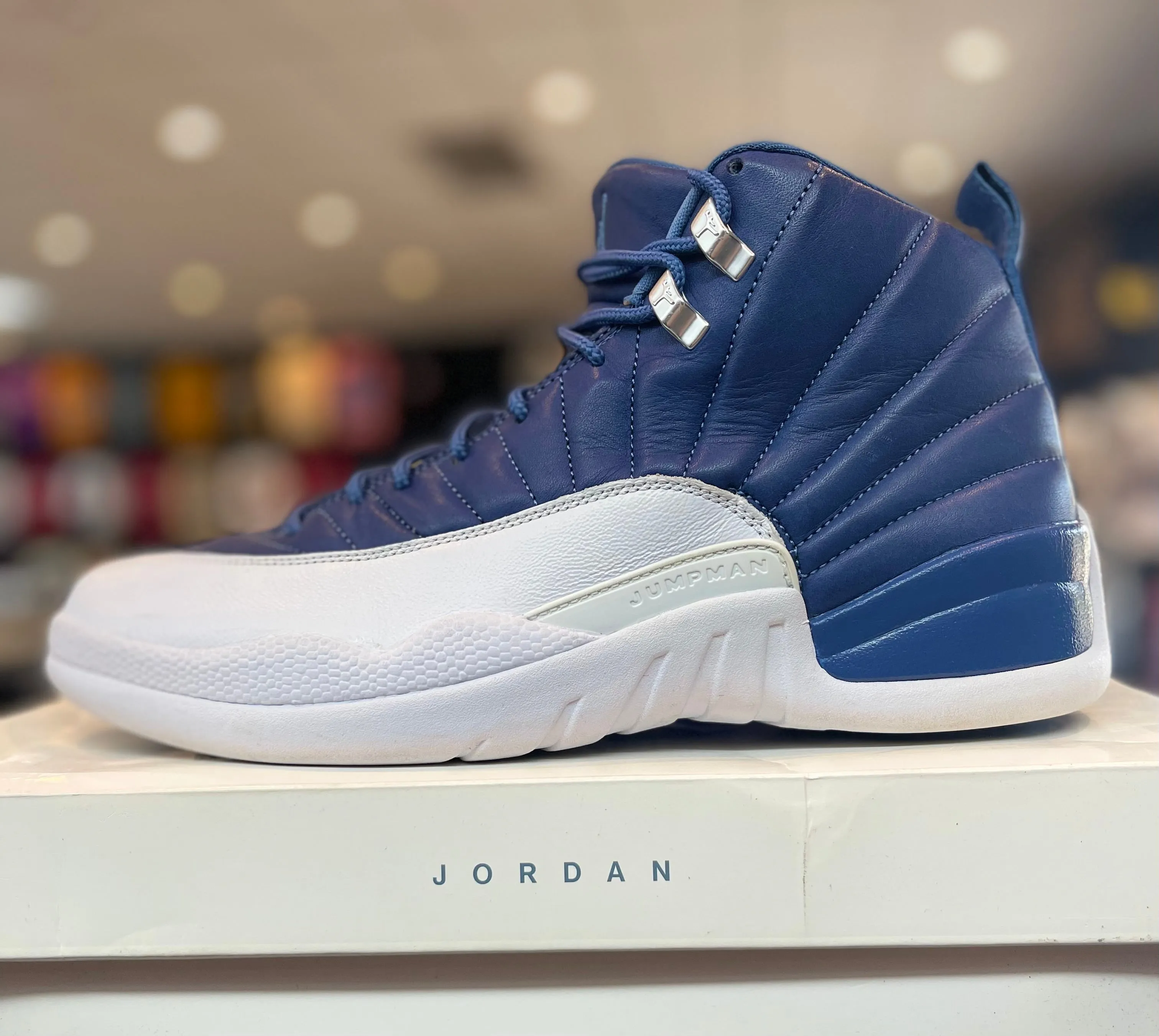 Air Jordan Retro 12 ??Indigo?? * Size 12 Preowned* Sun Hike Pure Fit