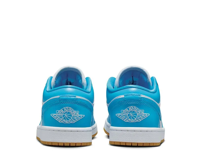 Campus Fit Relaxed Style Air Jordan 1 Low "Powder Blue"