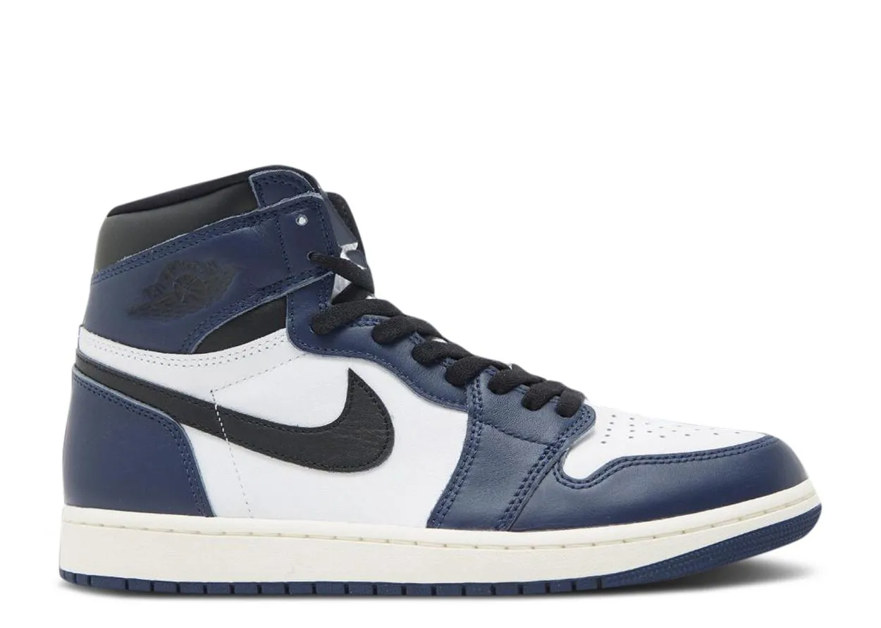 Air Jordan 1 Retro High OG Midnight Navy Happy Steps