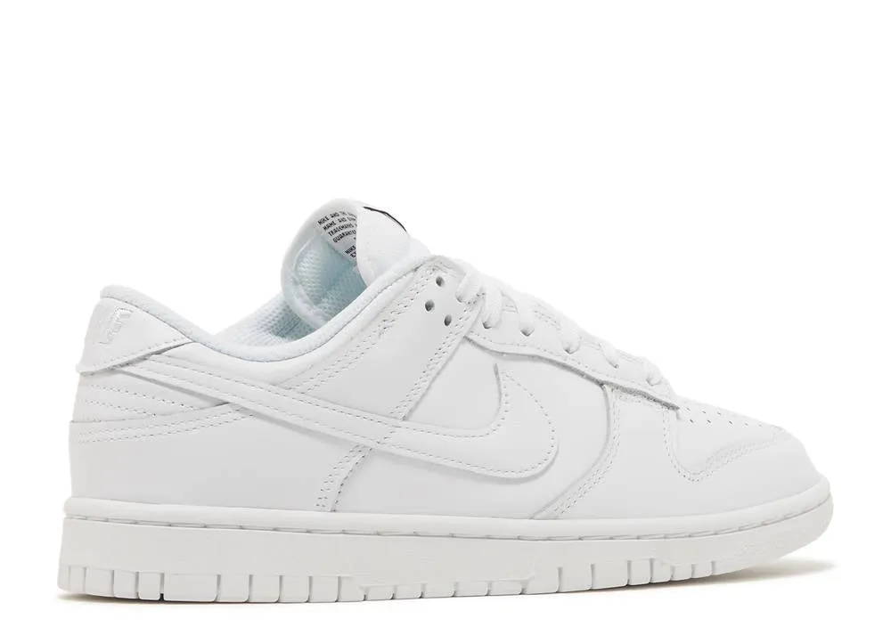 Spin Step Shockproof Heel Nike Dunk Low Triple White (2021)