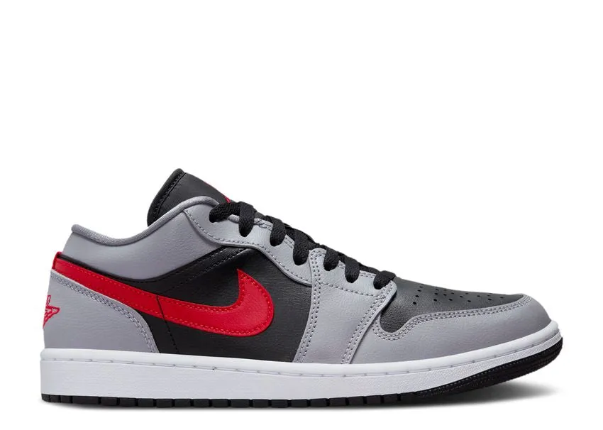 Air Jordan 1 Low Cement Grey Fire Red Running Comfort Taxi Ride