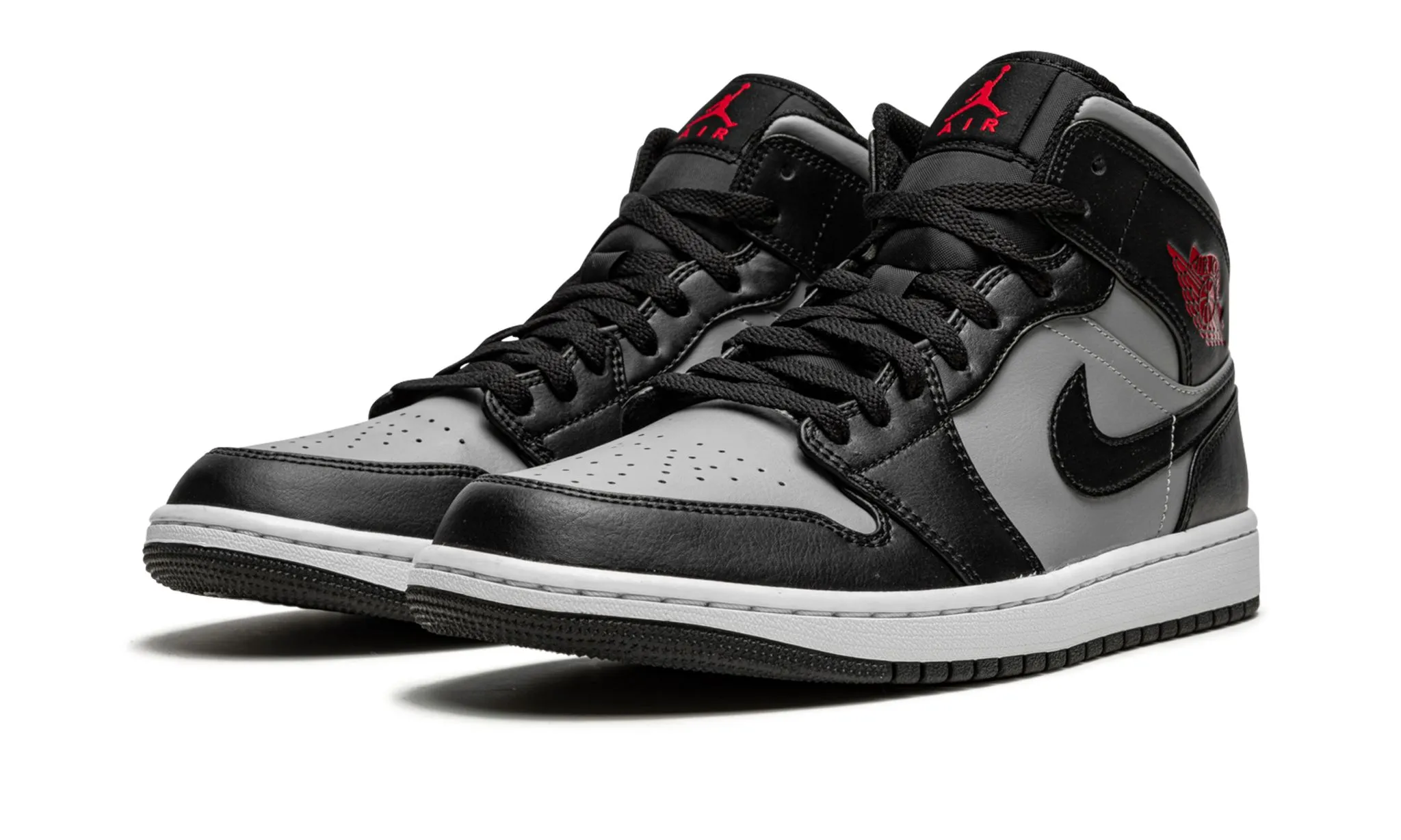 Air Jordan 1 Mid Shadow Red morning jog