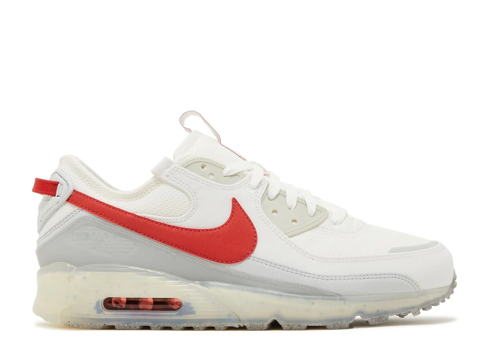 Nike Air Max Terrascape 90 Summit White Red Clay Bright Step Canvas Soft
