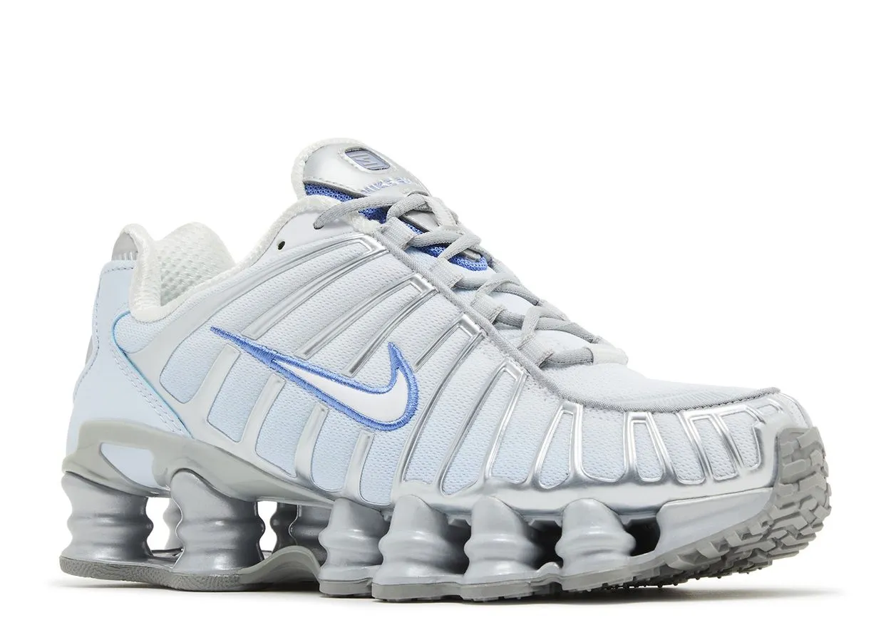 Nike Shox TL Metallic Platinum Blue Tint Anti Impact