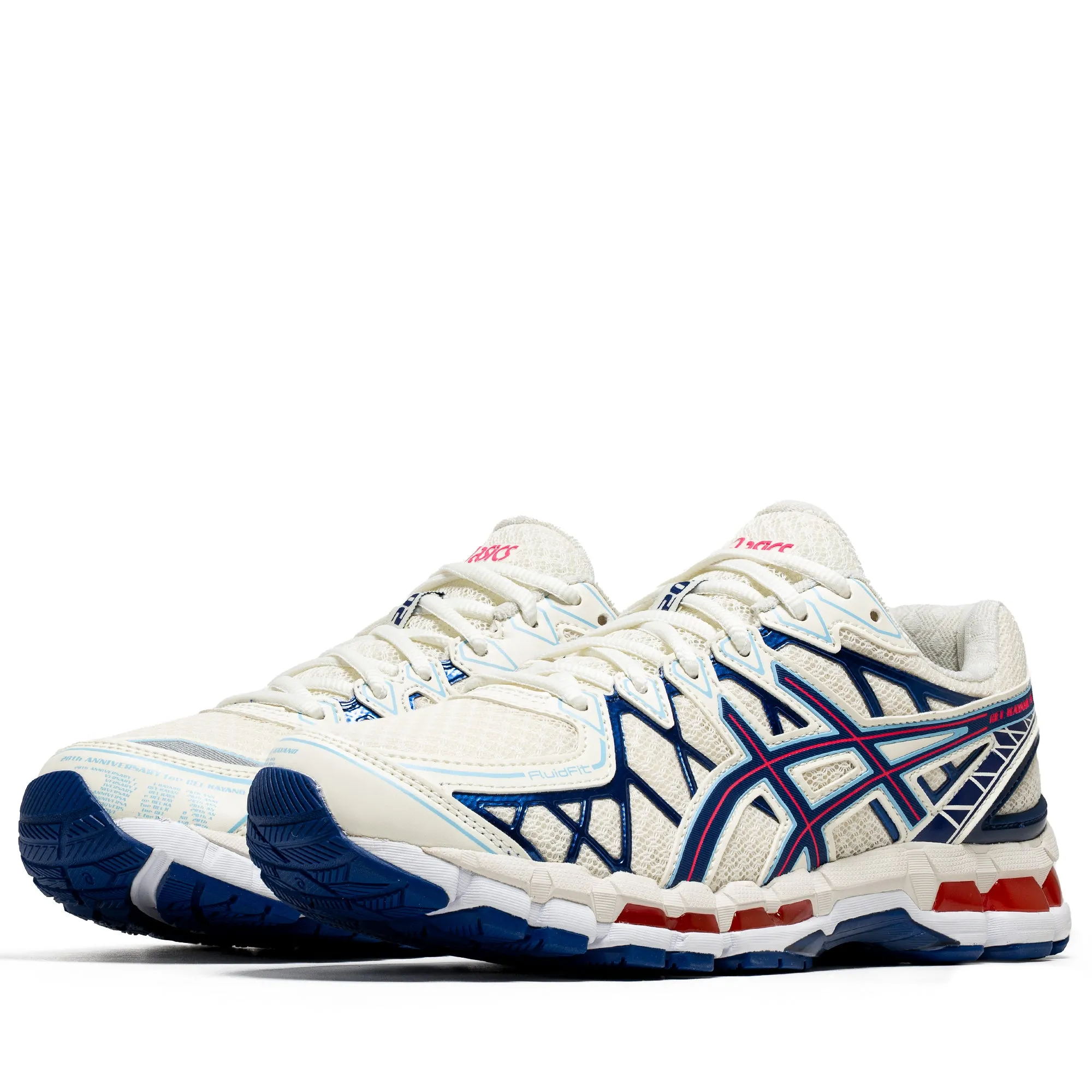 Asics Gel-Kayano 20 - Cream/Deep Marine Modern Marathon Fit