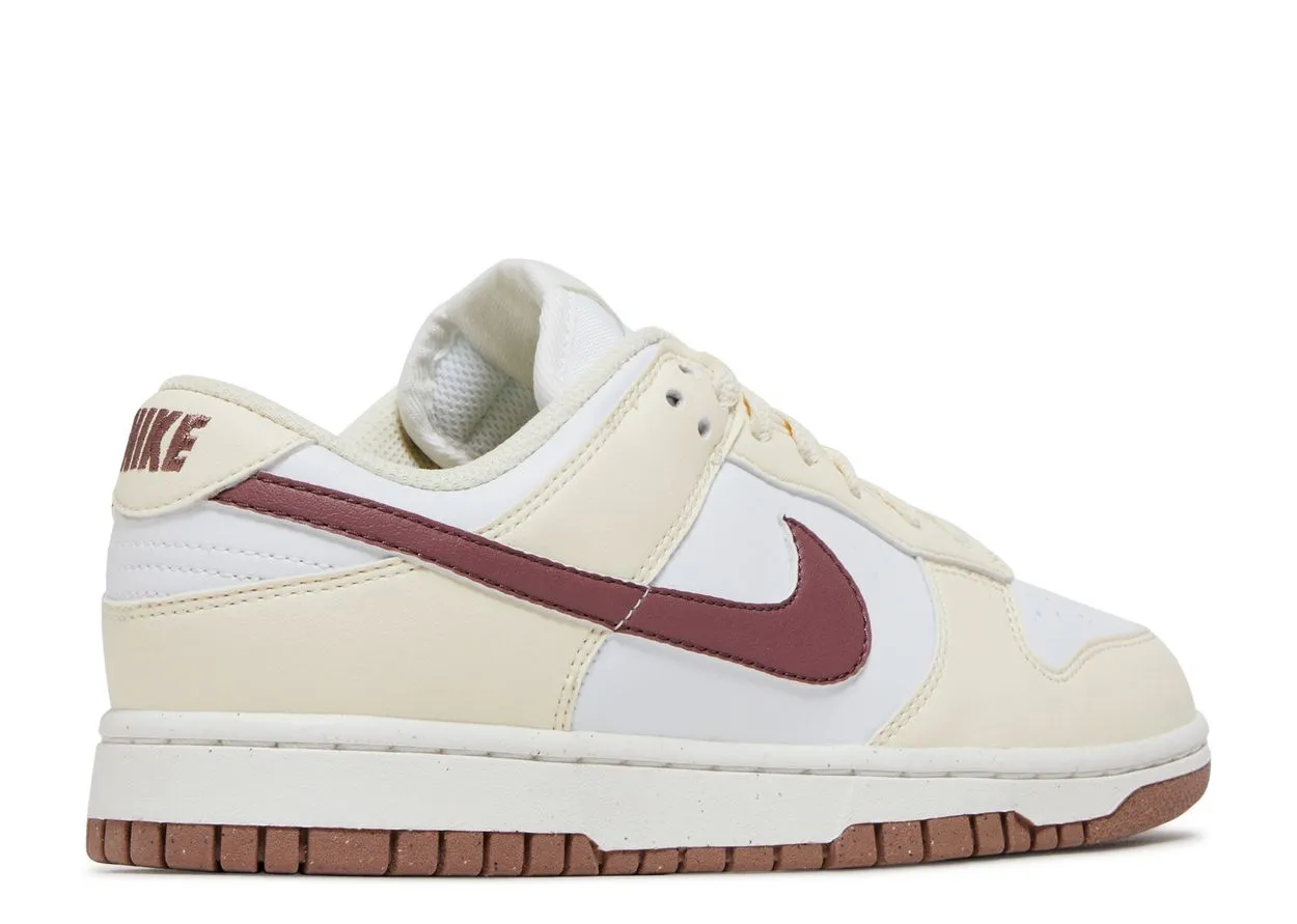Nike Dunk Low Next Nature Coconut Mauve Breathable Material Blue Sky