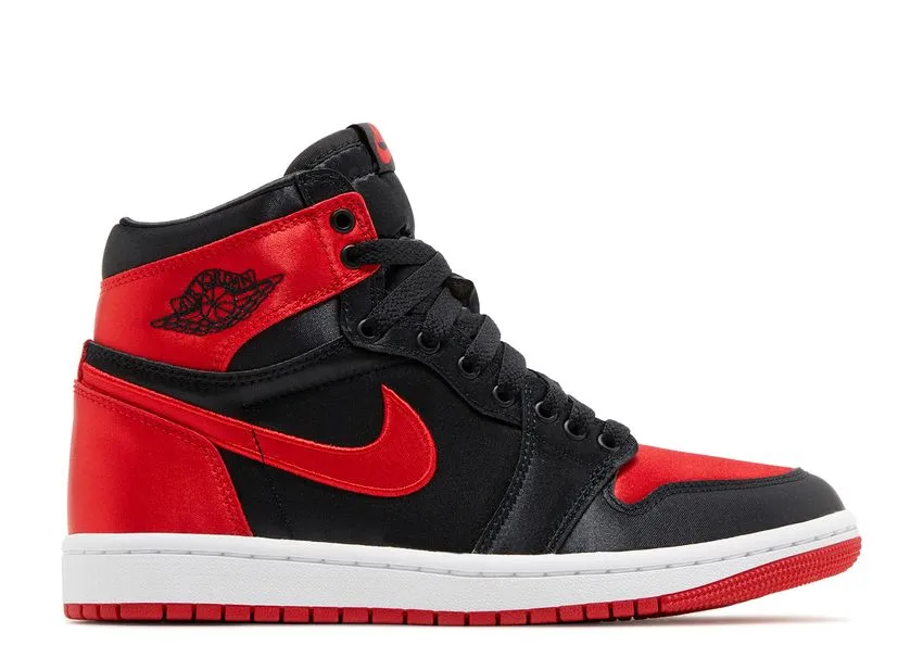 Air Jordan 1 Retro High OG Satin Bred Green Leaf Field Jog