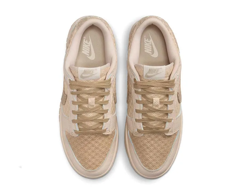 Nike Dunk Low W "Sanddrift" Clean Shape Train Trip