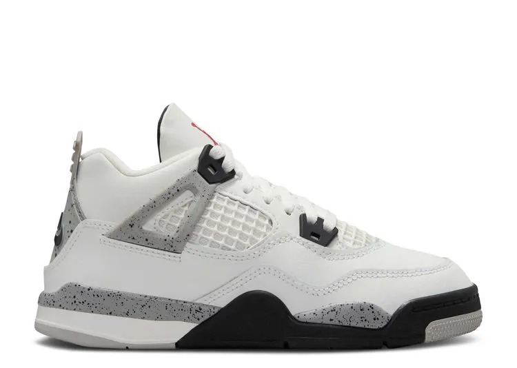 Air Jordan 4 Retro White Cement (2025) (PS) Insta Shot
