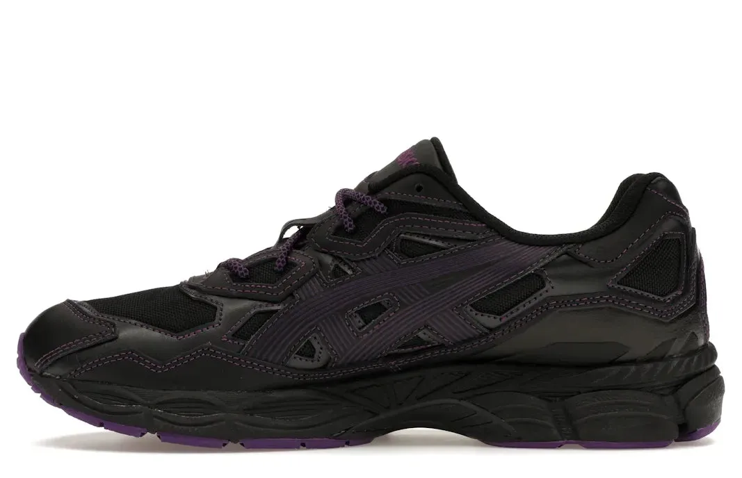 ASICS Gel-NYC Needles Black Purple Flexible Performance