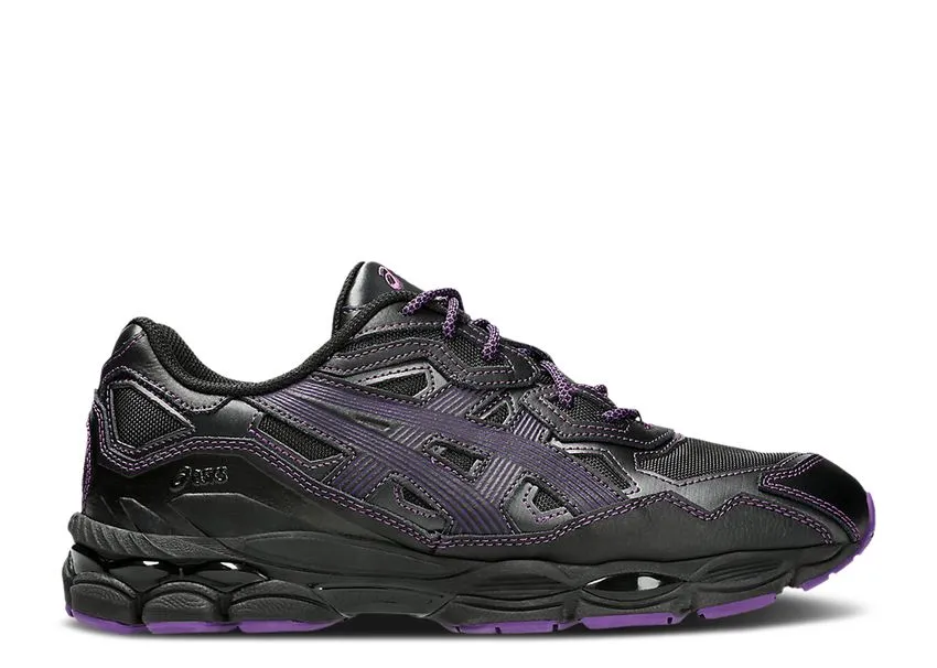 Low Cut Design Asics Gel-NYC Needles Black Purple