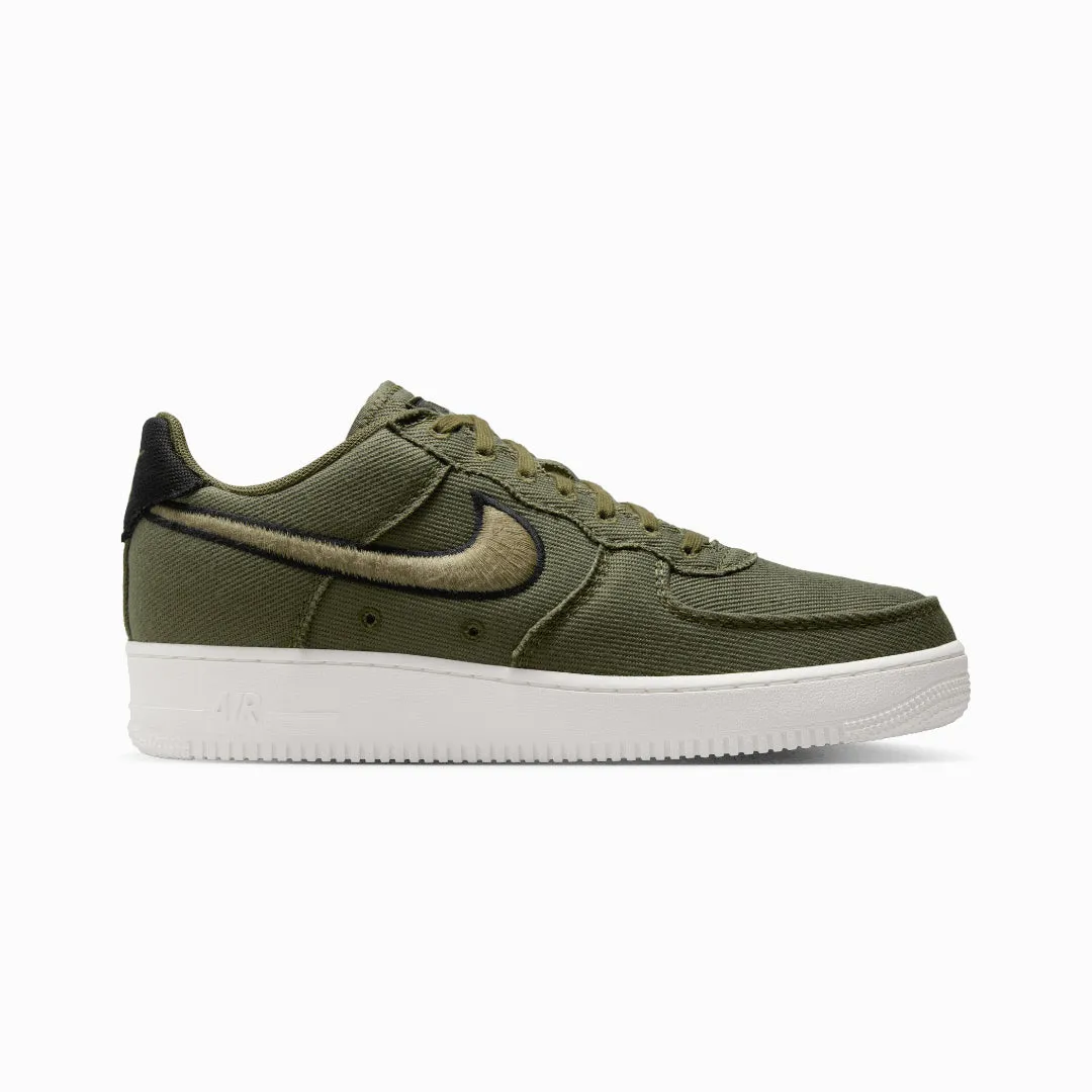 Cushioned NIKE | AIR FORCE 1 LOW CANVAS { ARMY OLIVE/MATTE OLIVE-PHANTOM-BLACK
