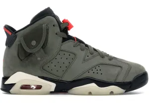 Jordan 6 Retro Travis Scott (GS) Comfortable Performance Urban Sport