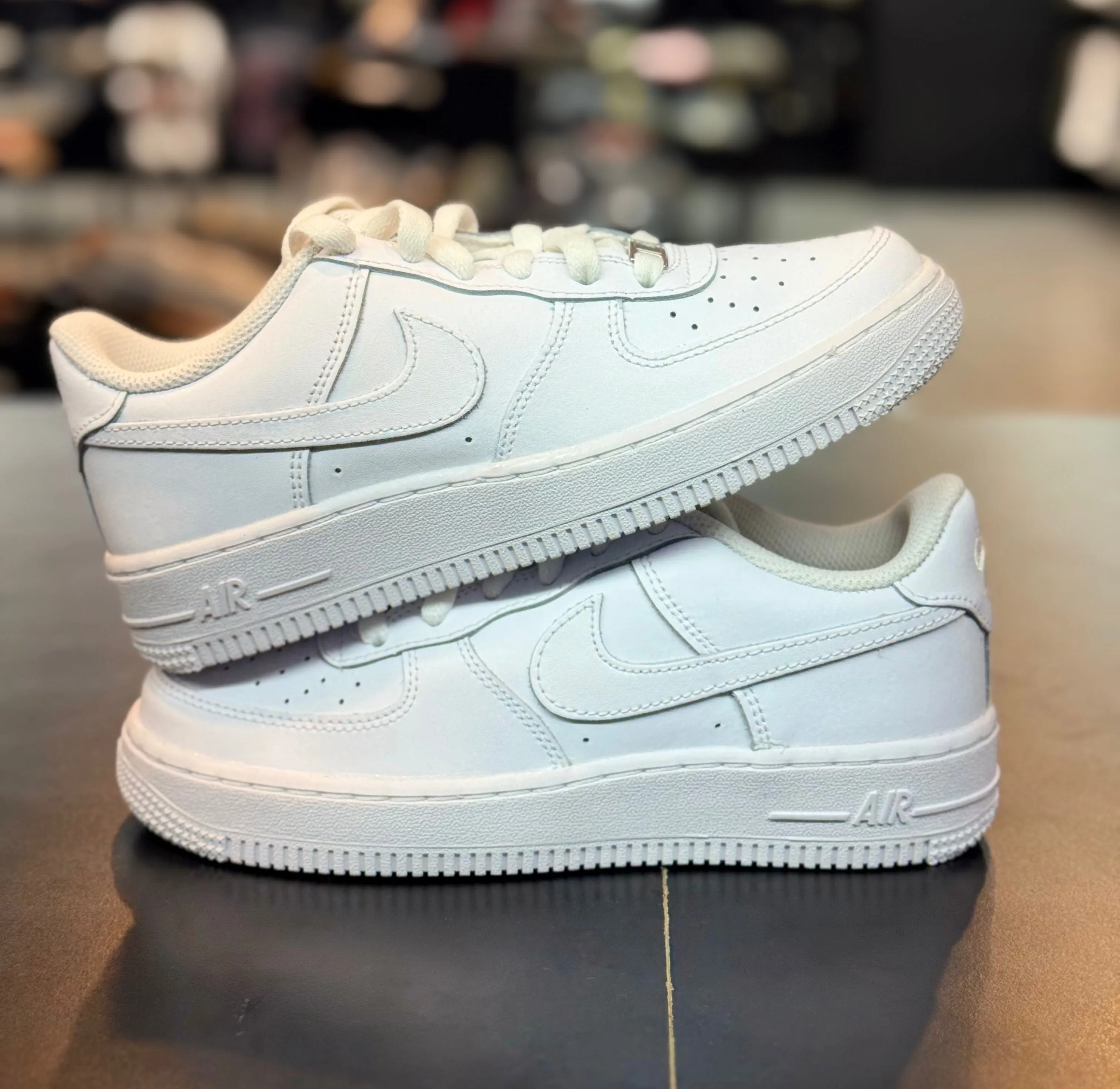 Nike Air Force 1 Low ??White?? (GS) Durable Build Easy Routine