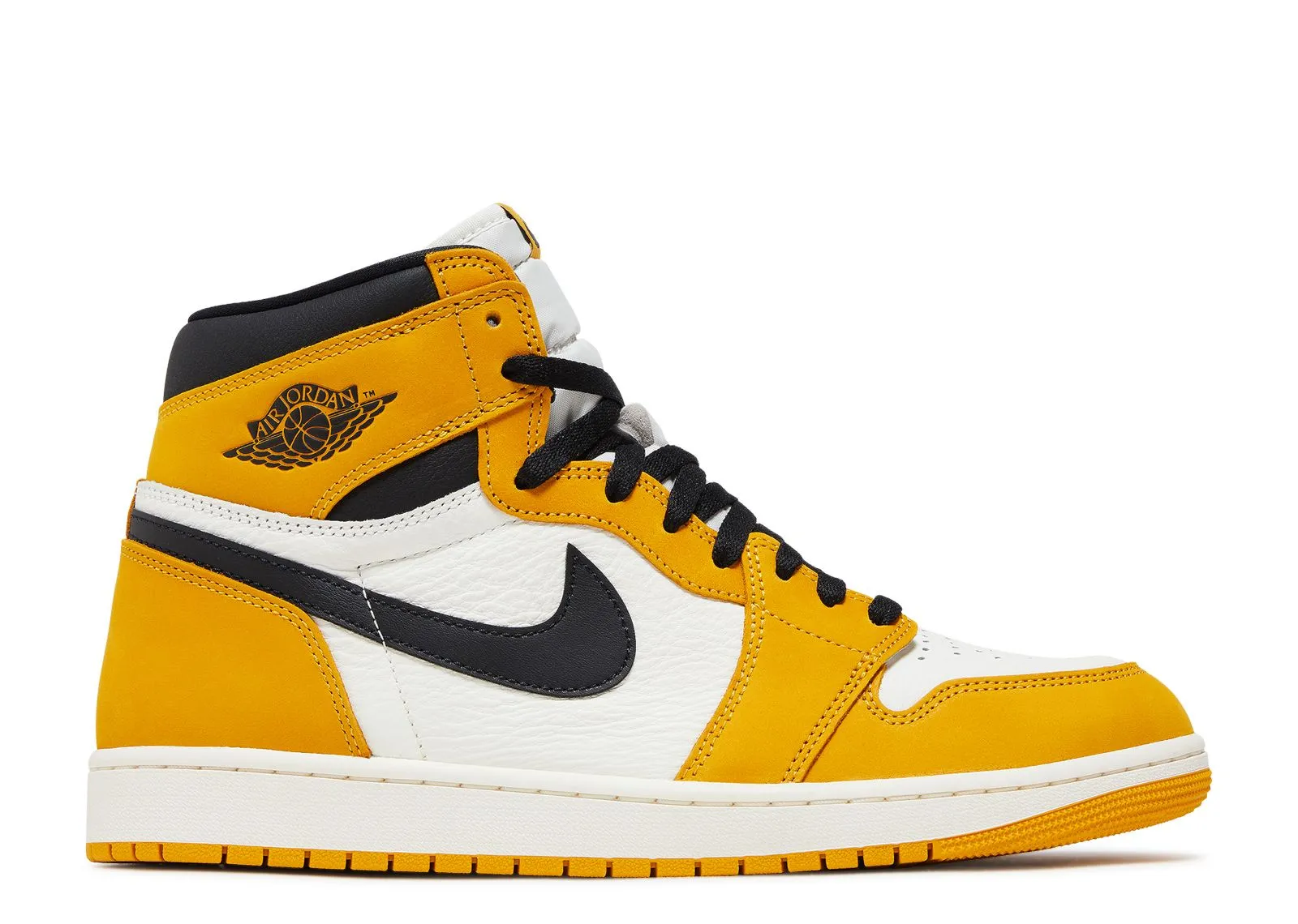 Air Jordan 1 Retro High OG Yellow Ochre Daily Ease Comfortable Fit Socks