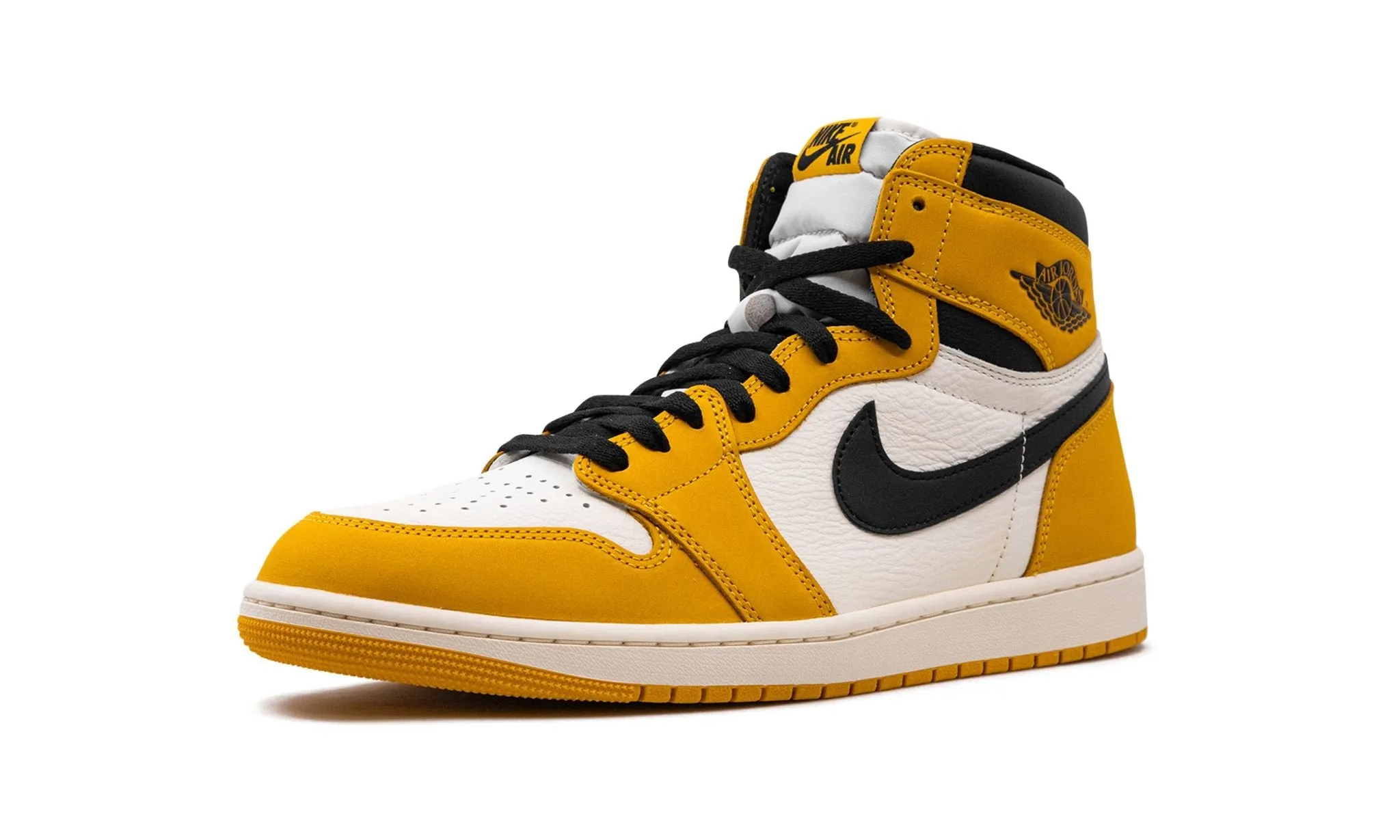 Cool Comfort Trendy Style Air Jordan 1 Retro High OG Yellow Ochre