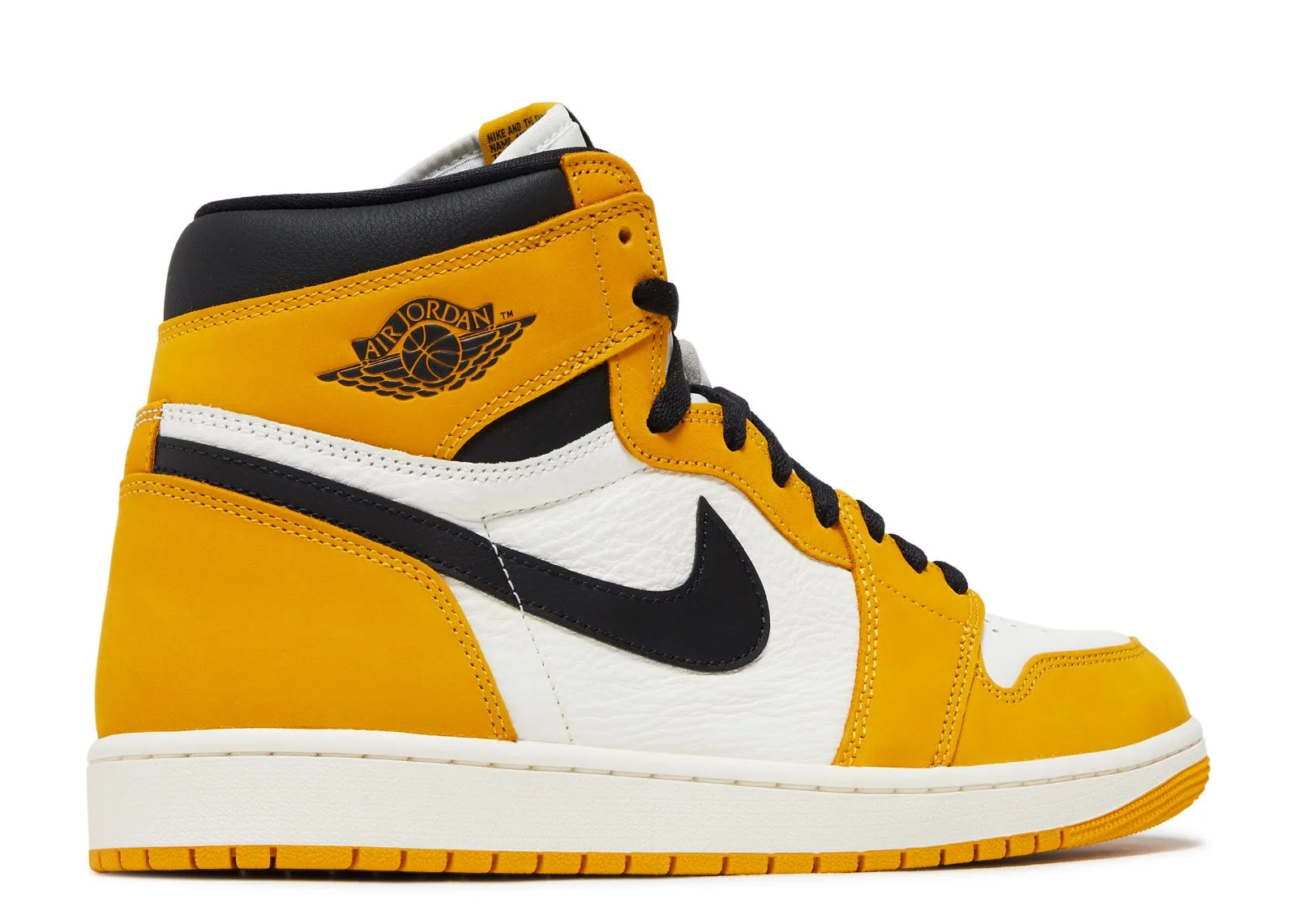 Air Jordan 1 Retro High OG Yellow Ochre Running Errands
