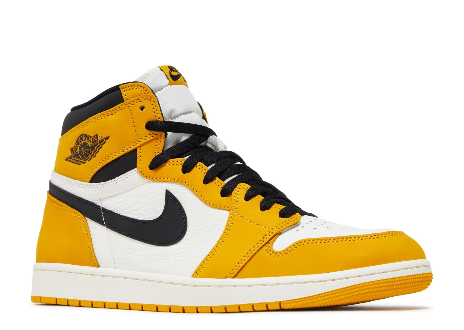 Air Jordan 1 Retro High OG Yellow Ochre Derby Style Street Vibe