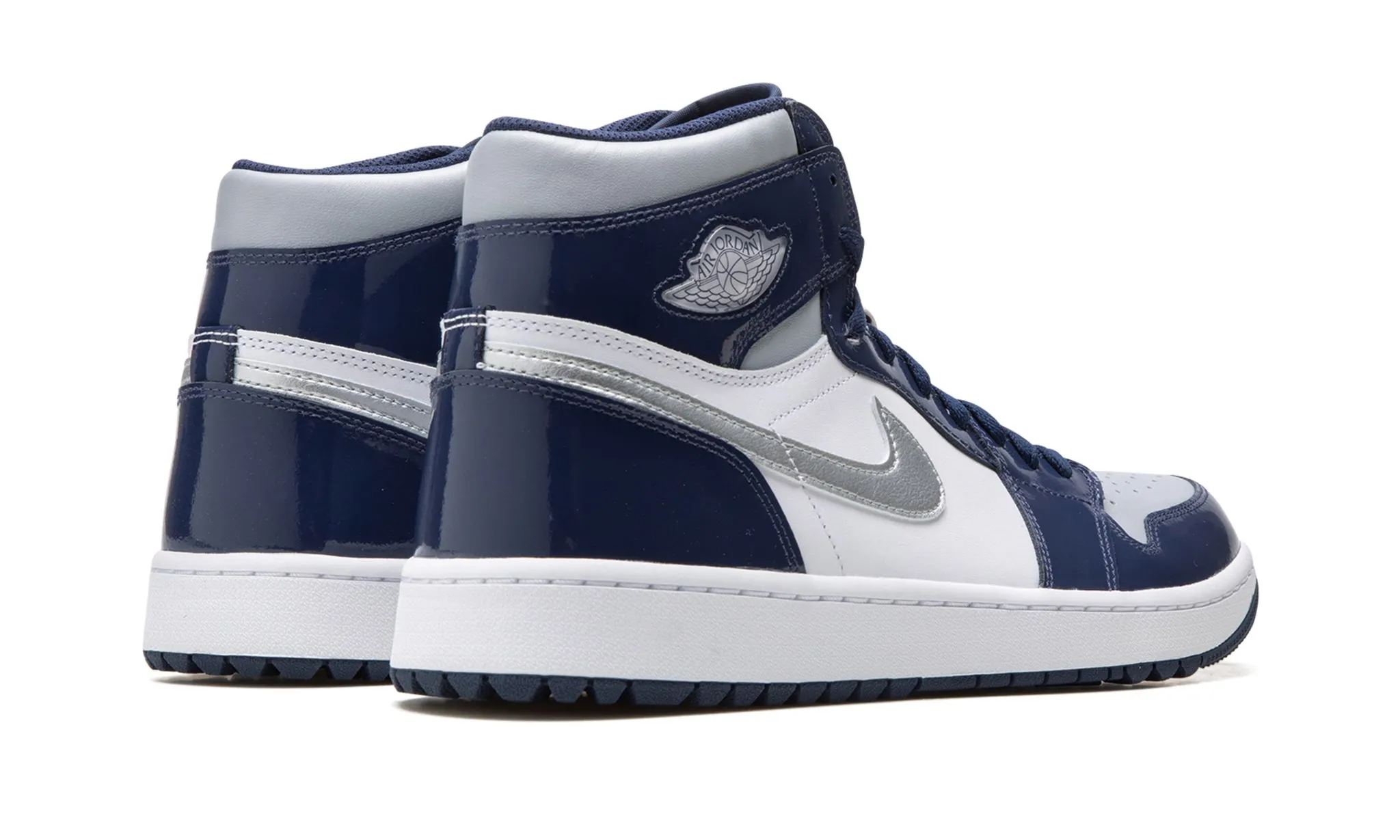 Air Jordan 1 Retro High Golf Patent Midnight Navy Foot Friendly Clean Finish