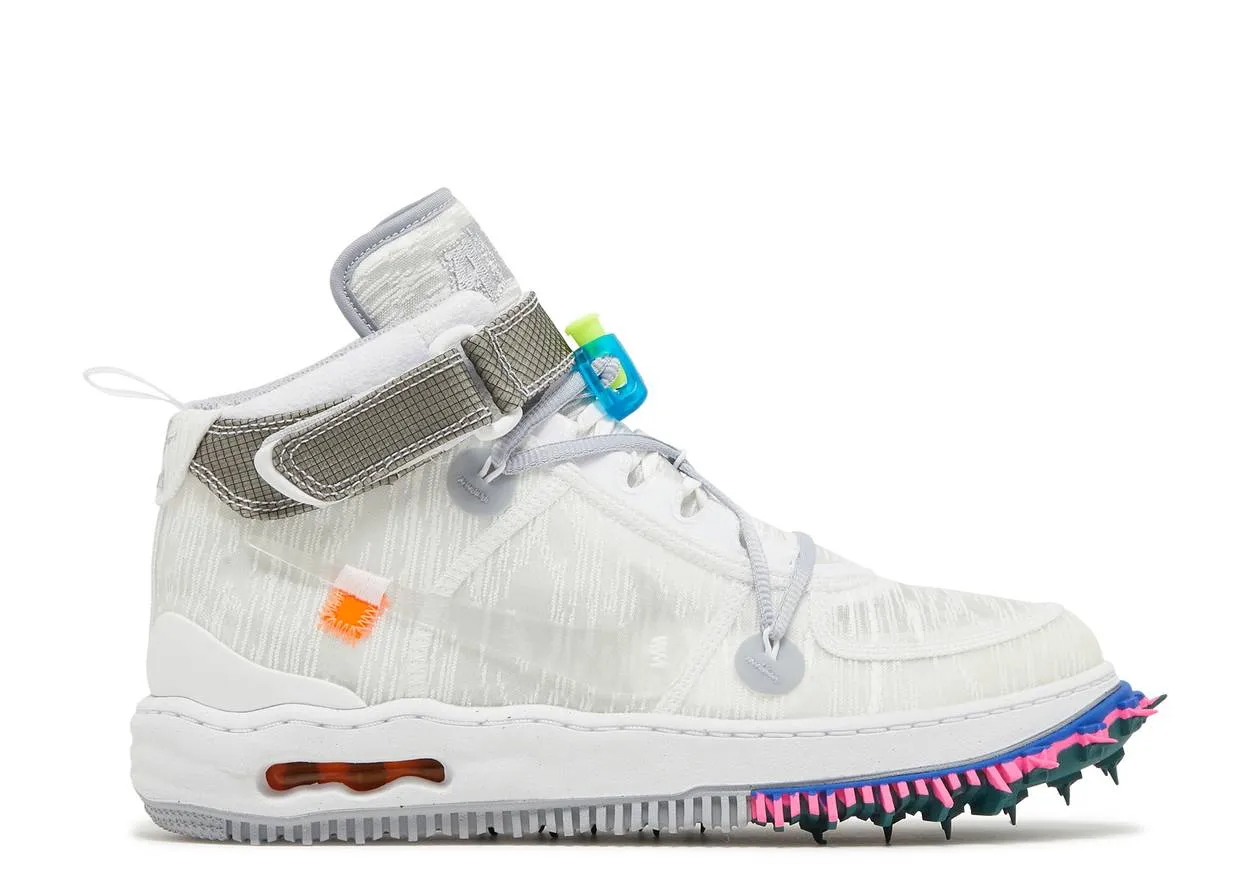 Minimal Pressure Everyday Outfit Nike Air Force 1 Mid Off-White Clear White