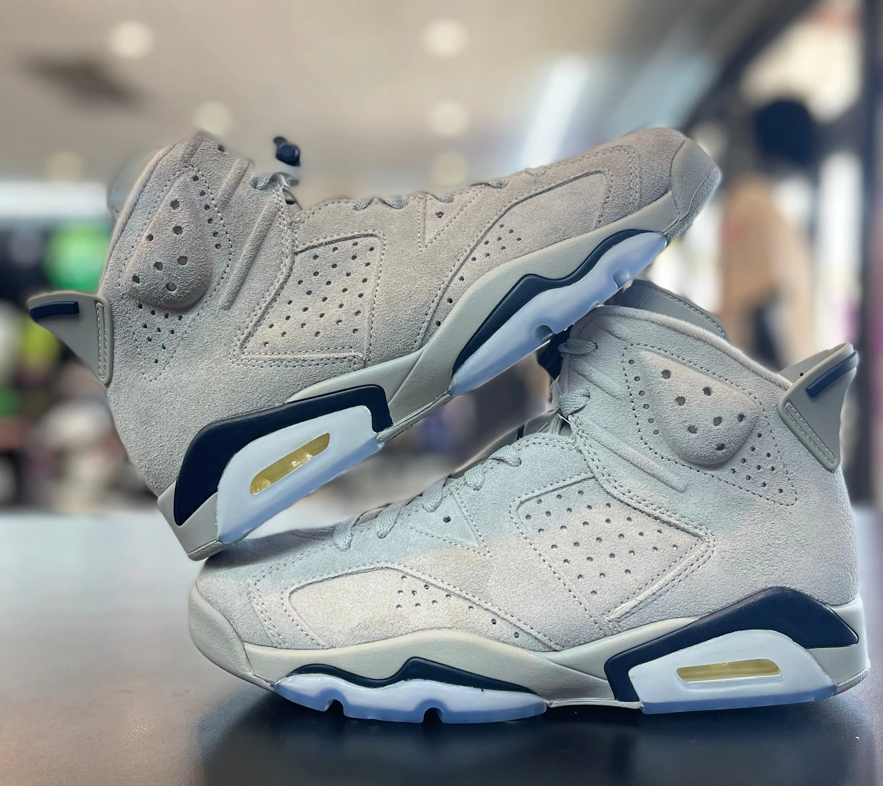 No Break In Air Jordan Retro 6 ??Georgetown??