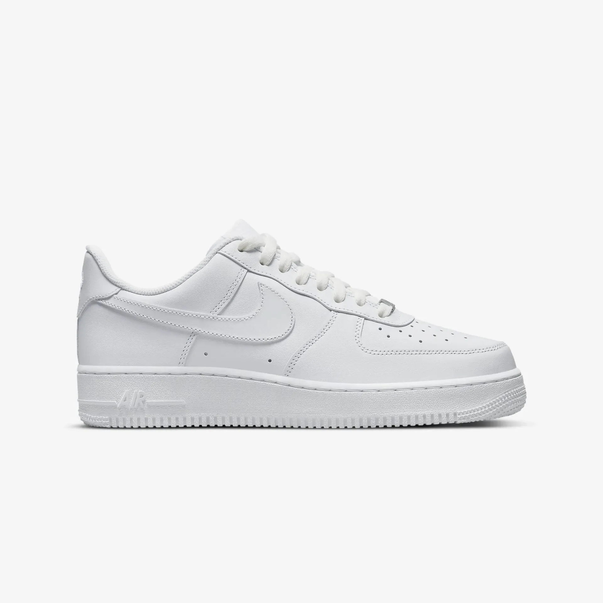 Nike | AIR FORCE 1 '07 { TRIPLE WHITE Viral Pop Silk Feel