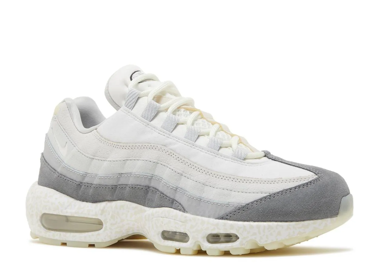Nike Air Max 95 Light Bone Street Fashion Leaf Path