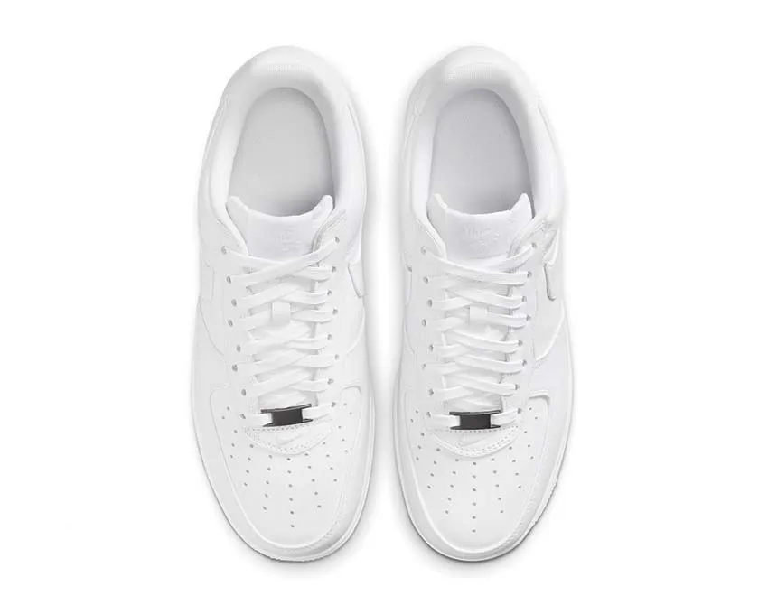 Nike Air Force 1 Low Retro Premium "Triple White" Slip   On Style Autumn Style