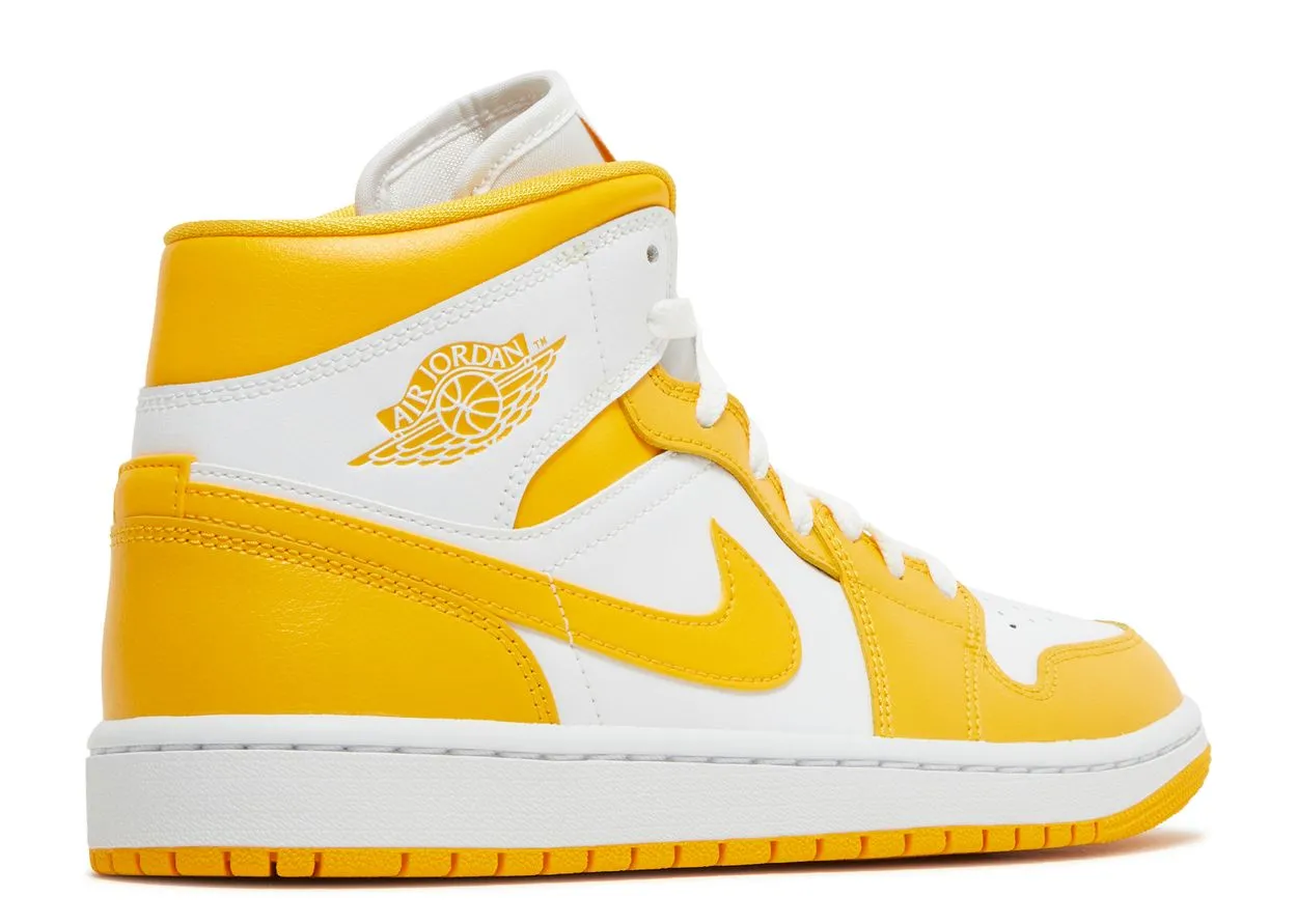 Dry Wear Zero Pressure Air Jordan 1 Mid White University Gold