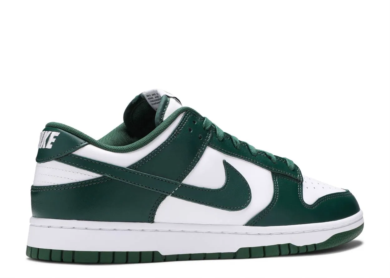 Nike Dunk Low Michigan State Cushioned Step soft feel